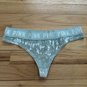 PINK Victoria's Secret Sage Green Panties